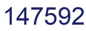 Número 147592 imagen azul