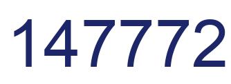 Number 147772 blue image