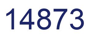 Número 14873 imagen azul