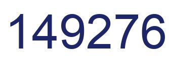 Número 149276 imagen azul