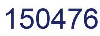 Número 150476 imagen azul