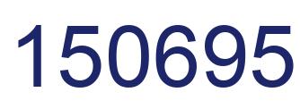 Number 150695 blue image