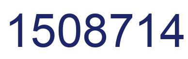 Número 1508714 imagen azul