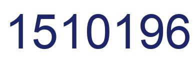 Número 1510196 imagen azul