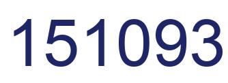 Number 151093 blue image