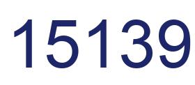 Number 15139 blue image