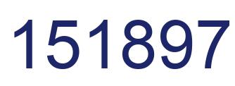 Number 151897 blue image