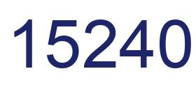 Number 15240 blue image