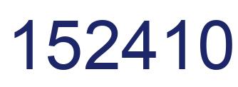 Número 152410 imagen azul