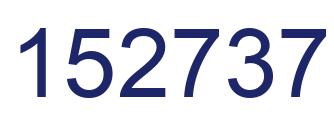 Número 152737 imagen azul