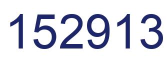 Number 152913 blue image