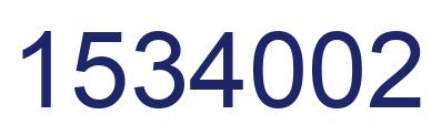 Número 1534002 imagen azul