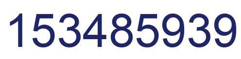 Número 153485939 imagen azul