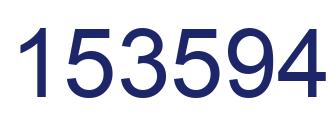 Número 153594 imagen azul