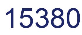 Number 15380 blue image
