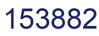 Number 153882 blue image