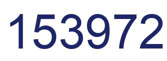 Number 153972 blue image
