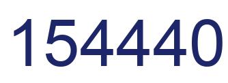 Número 154440 imagen azul