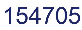 Número 154705 imagen azul