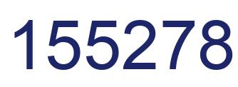 Number 155278 blue image