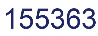 Number 155363 blue image