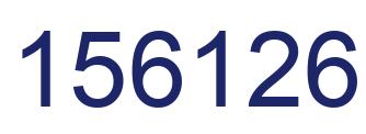 Number 156126 blue image