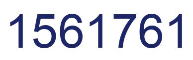 Número 1561761 imagen azul