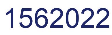 Number 1562022 blue image