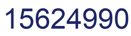 Number 15624990 blue image