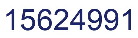 Number 15624991 blue image