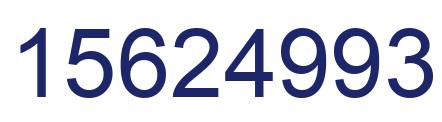 Number 15624993 blue image