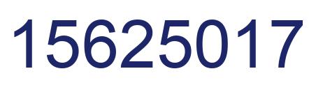 Número 15625017 imagen azul