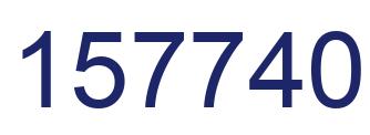Número 157740 imagen azul