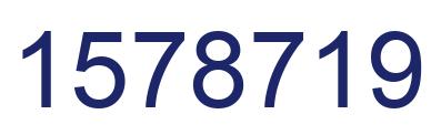Número 1578719 imagen azul