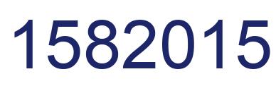 Number 1582015 blue image