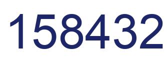 Número 158432 imagen azul