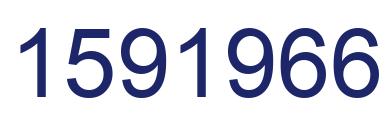 Number 1591966 blue image