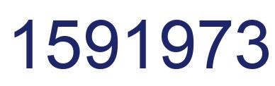 Número 1591973 imagen azul