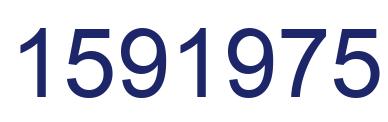 Number 1591975 blue image