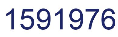 Number 1591976 blue image