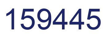 Número 159445 imagen azul