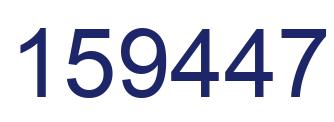 Número 159447 imagen azul