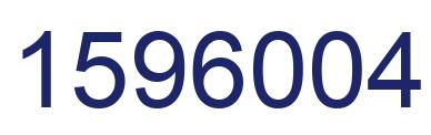 Número 1596004 imagen azul