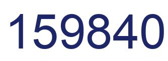 Número 159840 imagen azul