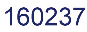 Number 160237 blue image