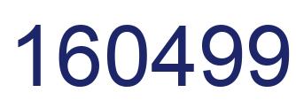 Number 160499 blue image