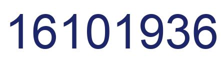 Número 16101936 imagen azul