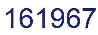 Number 161967 blue image