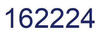 Number 162224 blue image