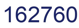 Number 162760 blue image